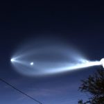SpaceX launch of Iridium satellites seen over Los Angeles