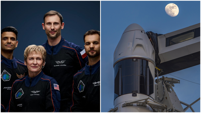 SpaceX lança missão da Axiom com quatro